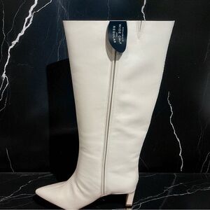 Elegant White Over the Knee Boots